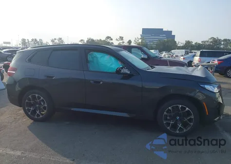 2025 BMW X3 30 xDrive из США, поврежденный, VIN 5UX53GP0XS9099693